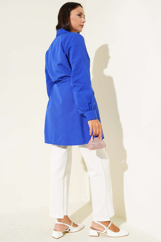 سترة أمامية بحزام من الحبل المدبب ساكسفون