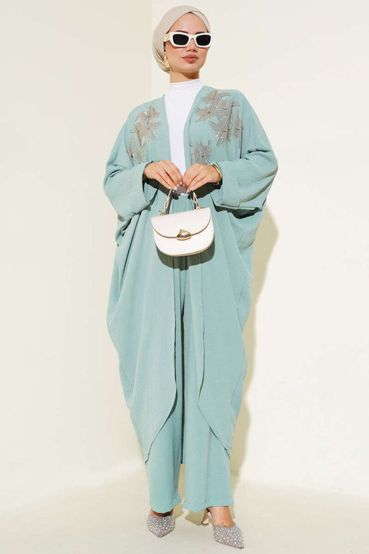 Önü Taşlı Salaş İkili Takım Çağla Yeşili