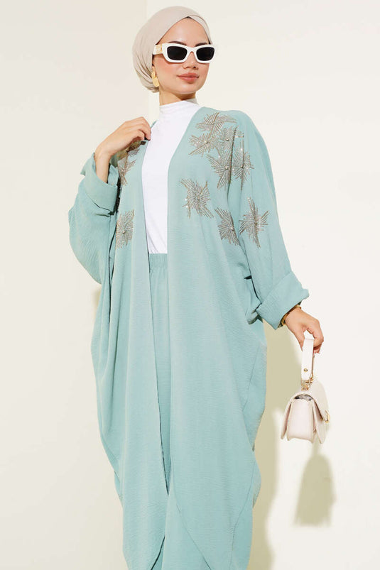 Önü Taşlı Salaş İkili Takım Çağla Yeşili