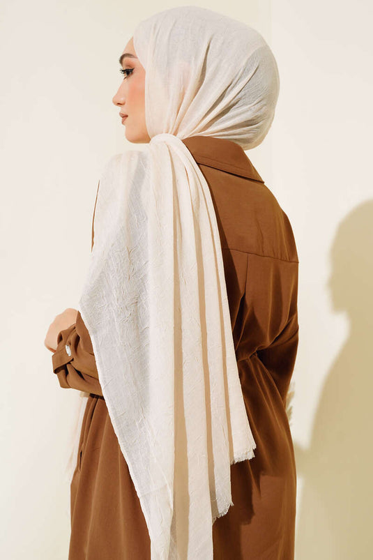 Organik Bambu Kraş Şal Bej -99