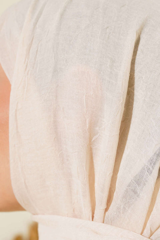 Châle Krash en bambou bio beige