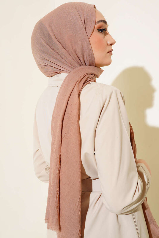 Organik Bambu Kraş Şal Şeftali -130