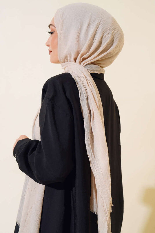 Organik Bambu Kraş Şal Vanilya -67