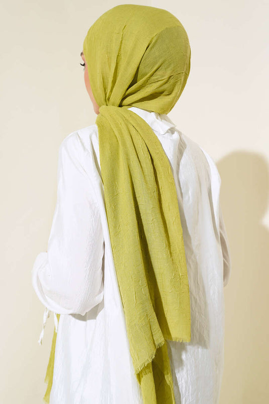 Huile verte pour châle Krash en bambou biologique