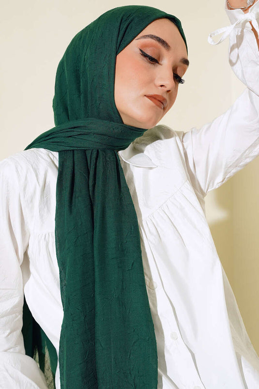 شال كراس من الخيزران العضوي زمرد