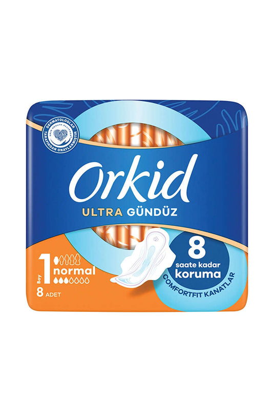Orkid Ultra Daytime Hygiene Pads Pack Of 8 (Normal)