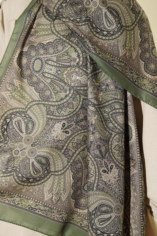 Pañuelo Con Diseño Vintage Verde