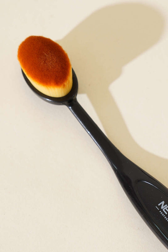 Oval Allık ve Kontür Fırçası Siyah