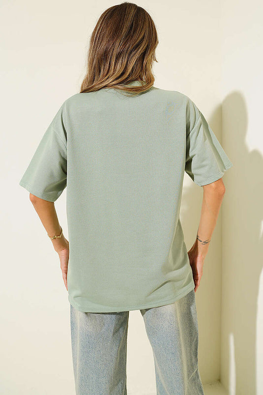 Oversize Basic T-shirt Mint