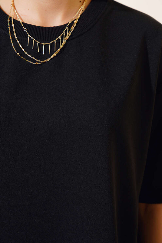 Oversize Basic T-shirt Black