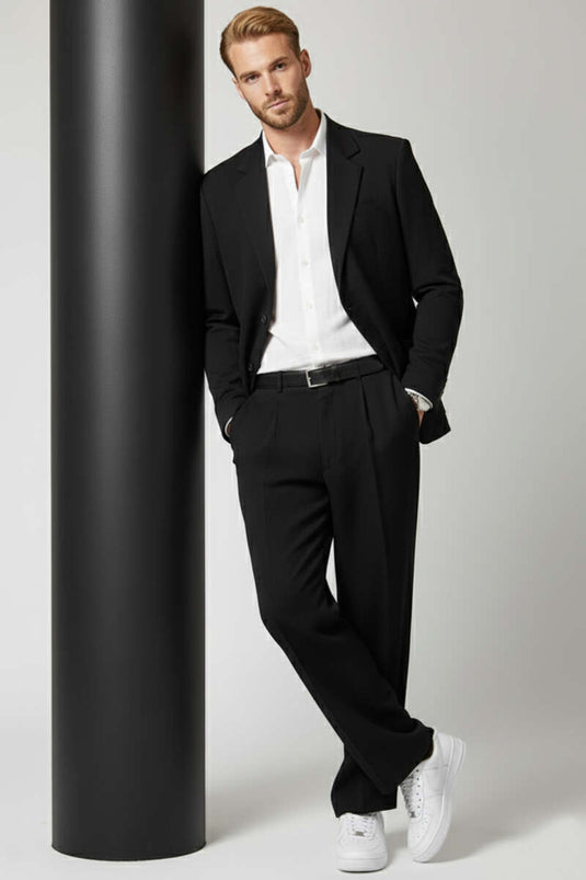 Abito da uomo taglia grande nero