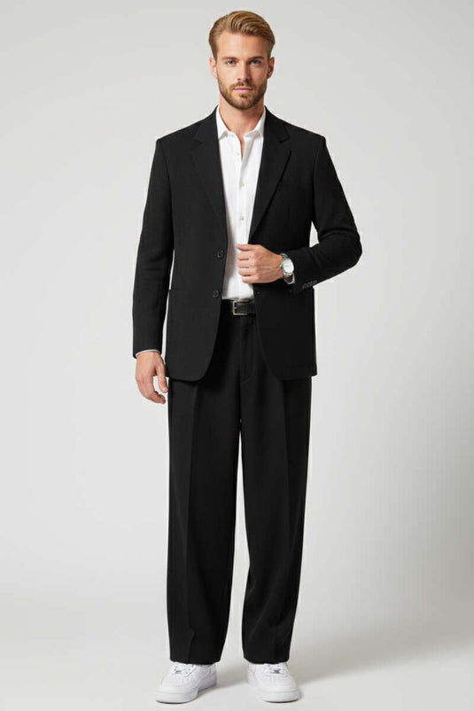 Oversized Herenpak Zwart