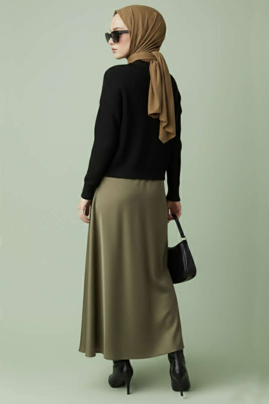 Oversize Knitted Sweater Black