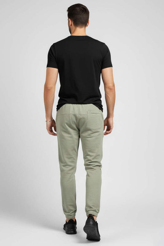 Paça Lastikli Erkek Eşofman Alt Haki