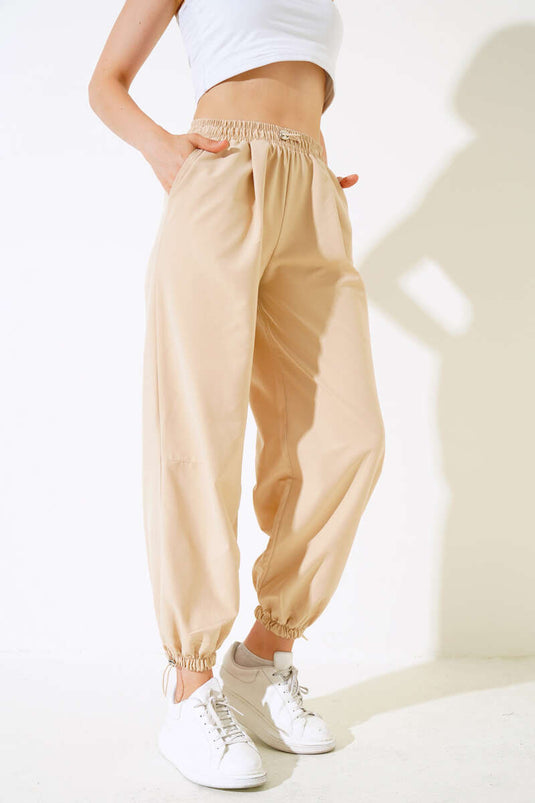 Pantalon élastique Latte