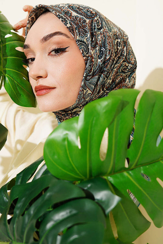Foulard Elegance Paisley Desen Menta