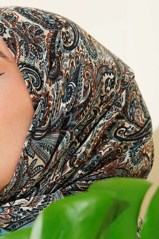 Foulard Elegance Paisley Desen Menta
