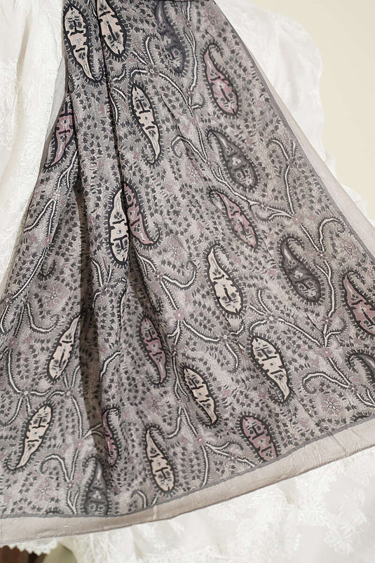 Pañuelo Paisley Kraş En Modal Color Beige