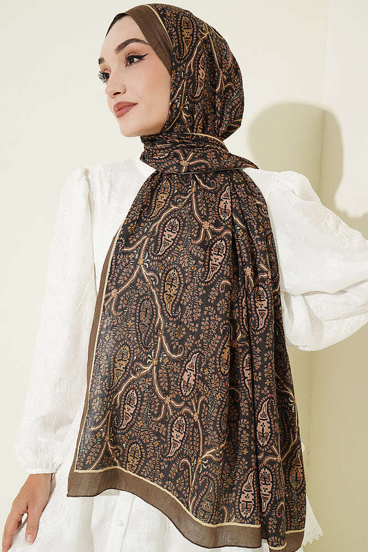 Bufanda Paisley Kraş En Modal Verde Camuflaje