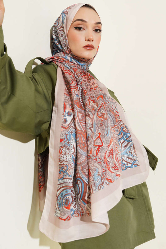 Paisley-Muster-Schal, Kamel
