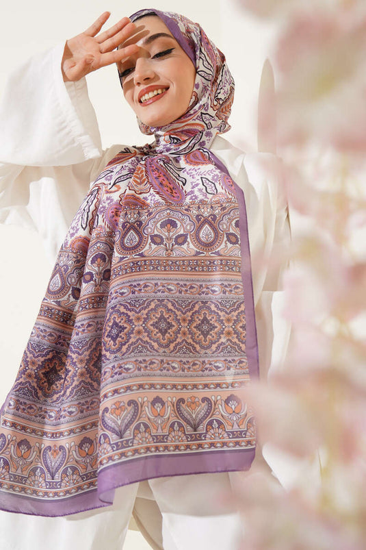 شال من سلسلة بيزلي دريم، لون أرجواني فاتح