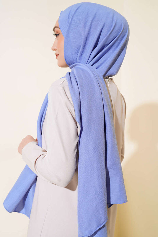 Châle en coton Cazz série soie bleu bébé