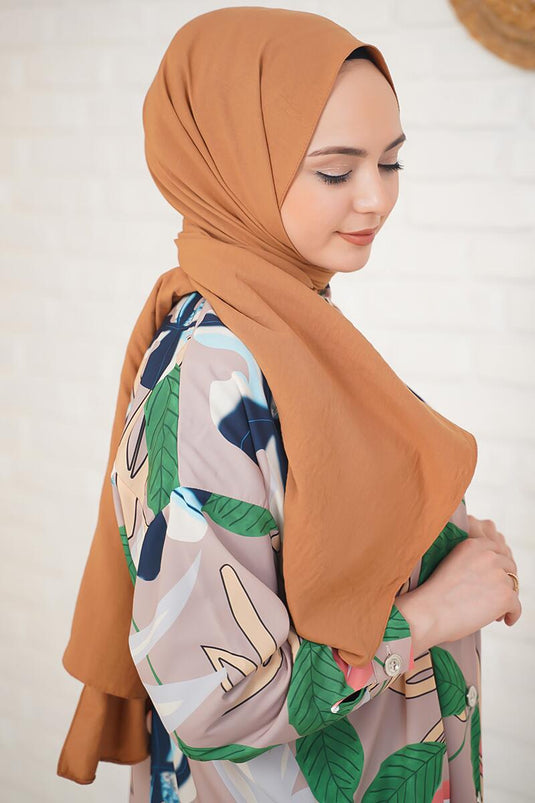 Pamuk Cazz Şal İpek Serisi Chameau