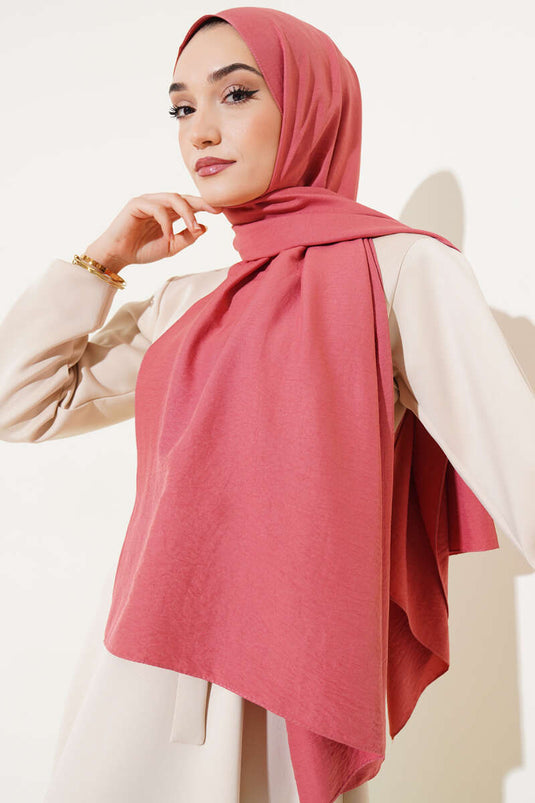 Silk Series Coral Pamuk Cazz Shawl