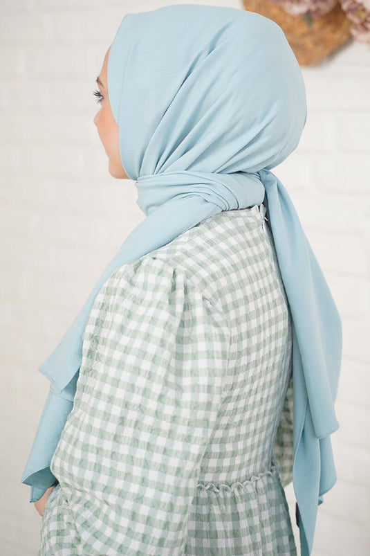 Pamuk Cazz Şal İpek Serisi Mint Yeşili