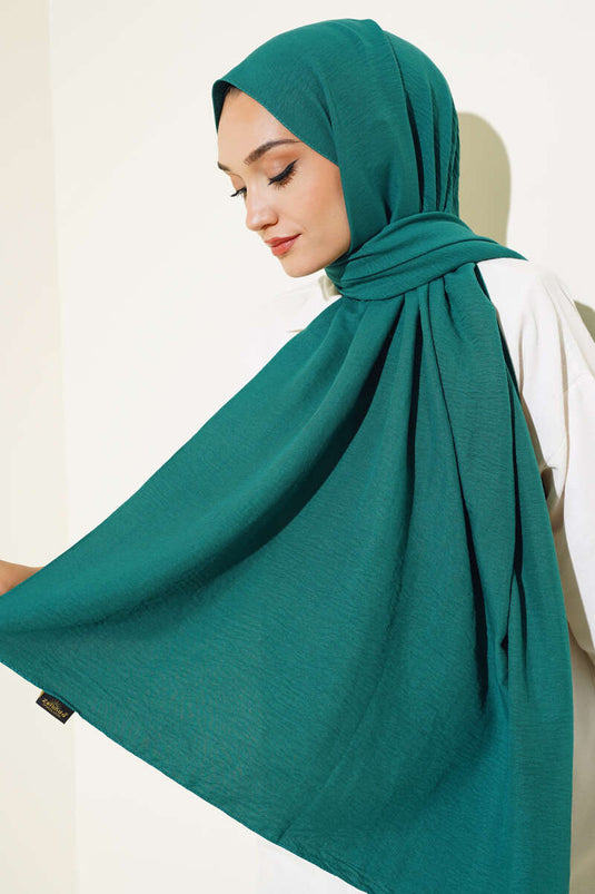 شال قطني كاز من سلسلة الحرير باللون النعناعي