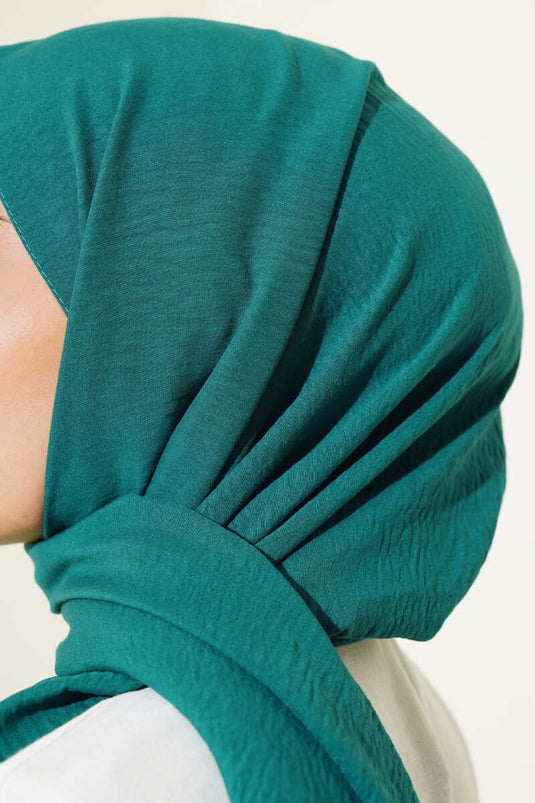 شال قطني كاز من سلسلة الحرير باللون النعناعي