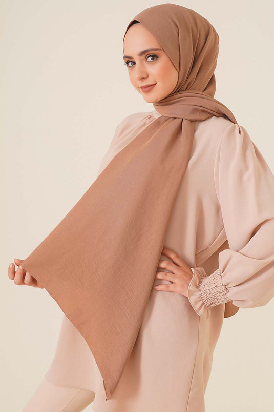 Pamuk Cazz Şal İpek Serisi Toprak