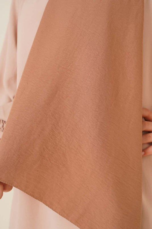 Pamuk Cazz Şal İpek Serisi Toprak