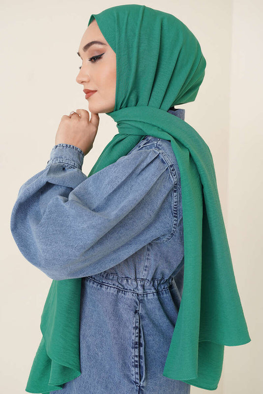 Pamuk Cazz Şal İpek Serisi Yeşil