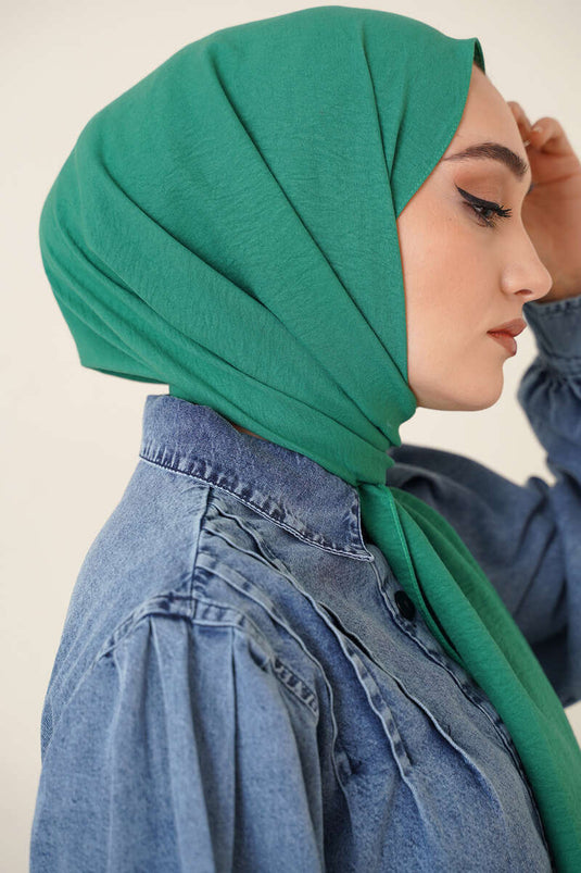 Pamuk Cazz Şal İpek Serisi Yeşil