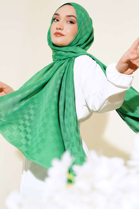 القطن المدقق نمط شال بينيتون