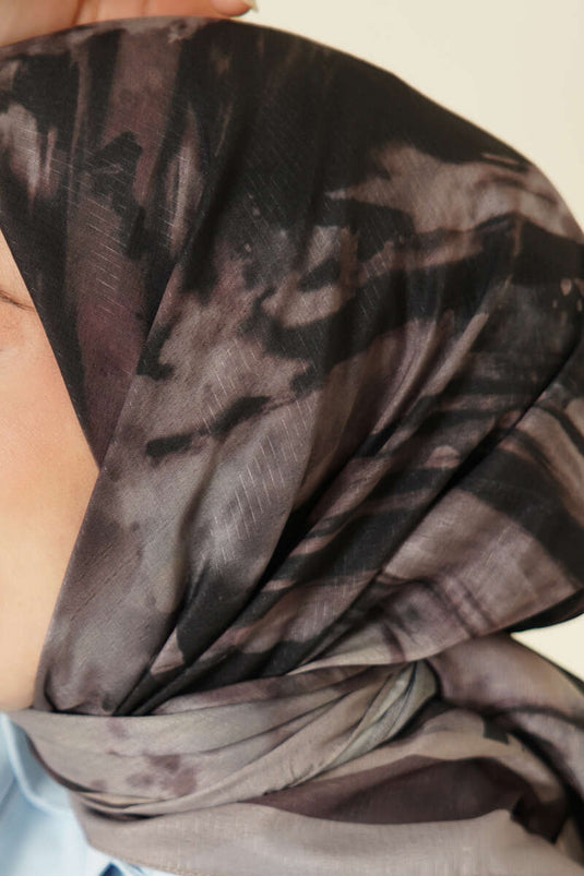 Five Pattern Lina Scarf Stone Gray