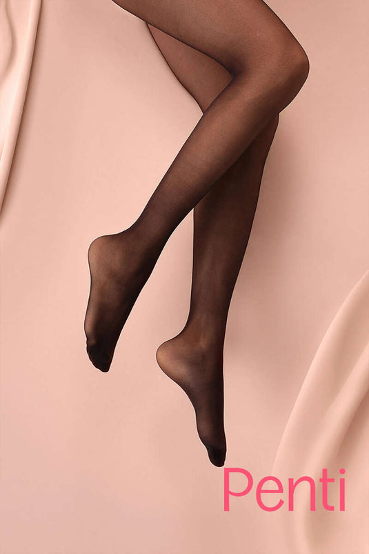 Penti 20 Den Cream Tights 500 Black