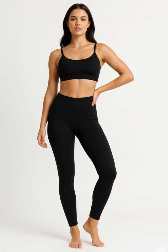 Penti Thermal Leggings 500 Black