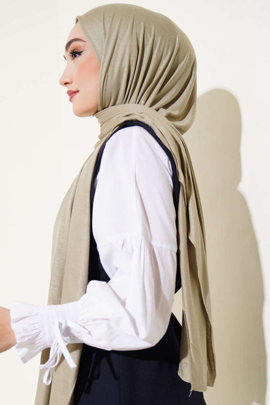 Châle peigné Camel - 42