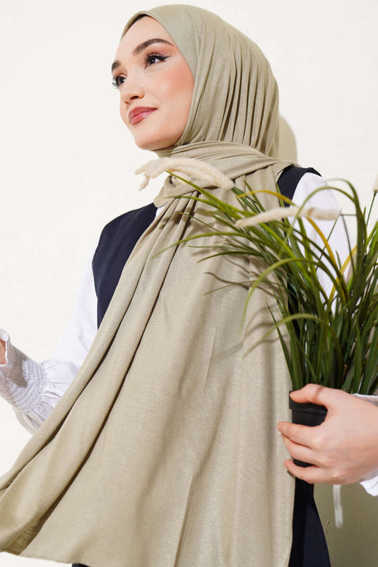 Châle peigné Camel - 42