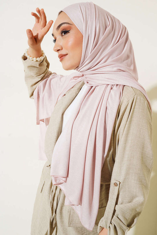 شال قطن ممشط كريم