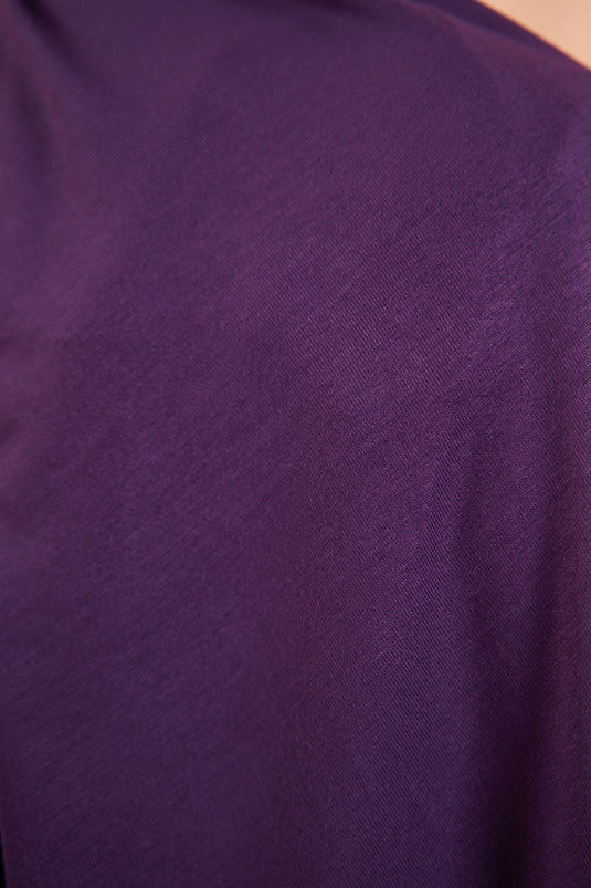 Châle Coton Peigné Violet