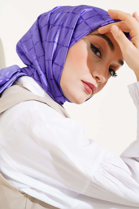 Picasso Sand Jacquard Scarf Lavender