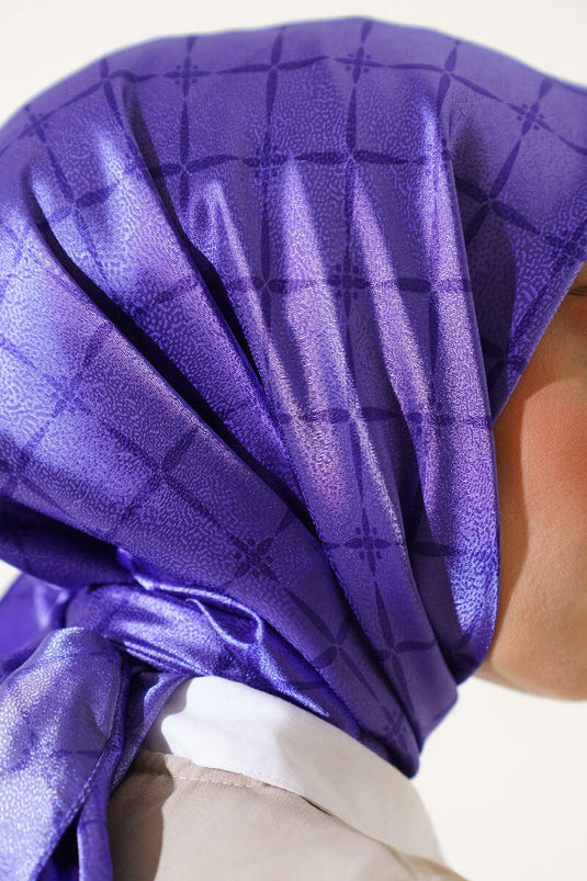 Picasso Sand Jacquard Scarf Lavender