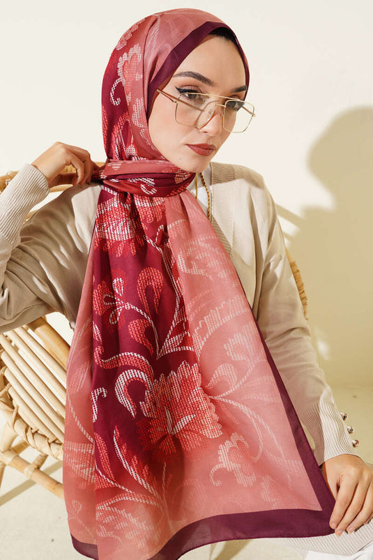 Carreau de châle à motif cachemire pixelisé