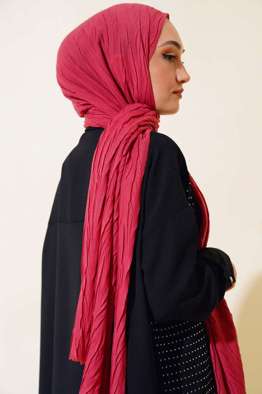 Piliseli Pamuk Şal Gül Kurusu