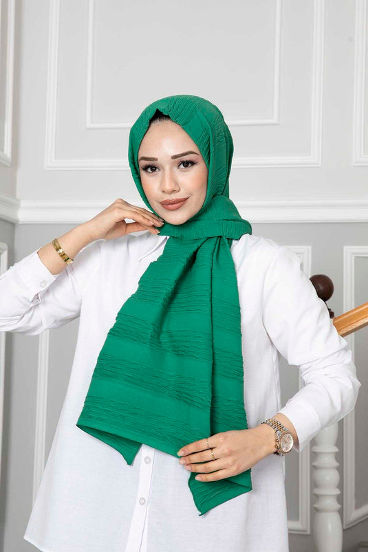 Piliseli Şal Çağla Yeşili