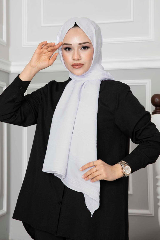 وشاح بليسيه بلون عاجي