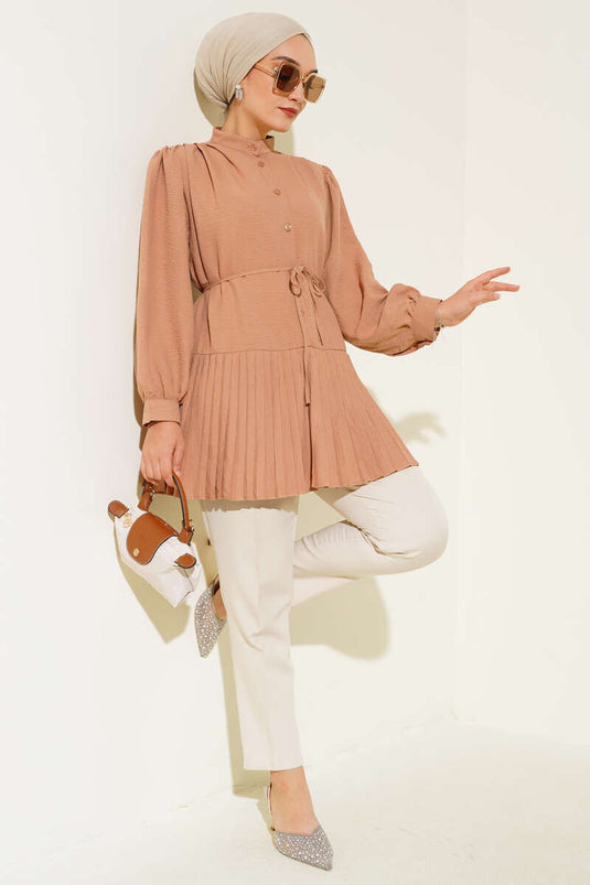 Piliseli Tunik Latte